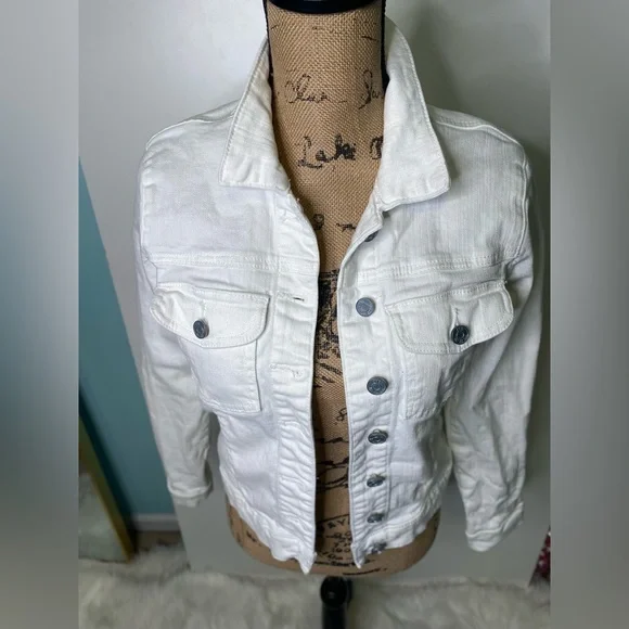 #339 KUT From The KLOTH Evereve Denim Jacket size L - Picture 3 of 12